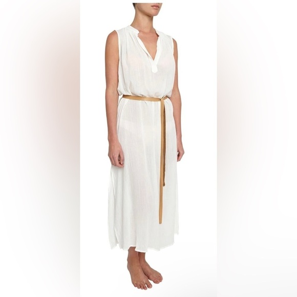 Eberjey Summer Of Love “Russel” Dress Sheer M/L Revolve Anthro $188 - Picture 1 of 5